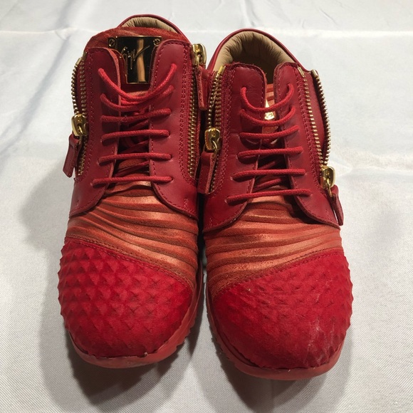 Giuseppe Zanotti Other - Giuseppe Zanotti Boys Red Sneakers 33 EU 1Y US